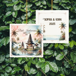 Adorno De Cerámica Recuerdo de luna de miel personalizado Bali Indone