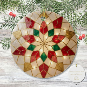 Adorno De Cerámica Recuerdo de Navidad de Consuelo Parol Filipino