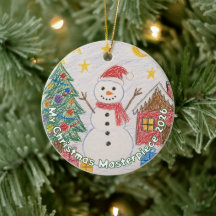 Recuerdo de Navidad del Pequeño Artista