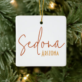 Adorno De Cerámica Recuerdo de viaje de Sedona Arizona Regalo