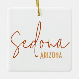 Adorno De Cerámica Recuerdo de viaje de Sedona Arizona Regalo