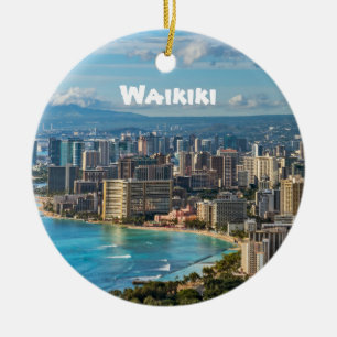Adorno De Cerámica Recuerdo de Waikiki