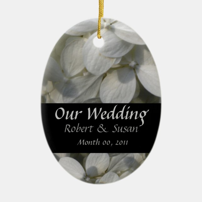 Adorno De Cerámica Recuerdo del favor de la boda (Frente)