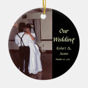 Adorno De Cerámica Recuerdo del favor de la boda de la foto