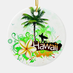 Adorno De Cerámica Recuerdo del viaje de las vacaciones de Hawaii