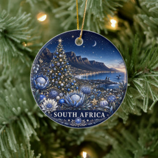 Adorno De Cerámica Recuerdo escénico de Navidad en Sudáfrica