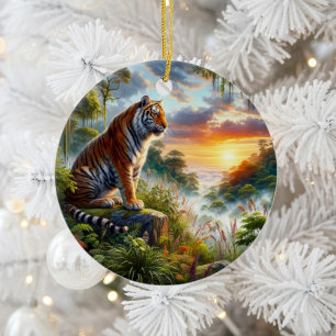 Adorno De Cerámica Recuerdo majestuoso del tigre de Bengala