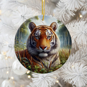Adorno De Cerámica Recuerdo majestuoso del tigre de Bengala
