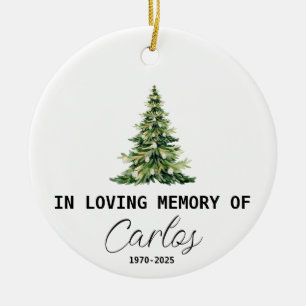 Adorno De Cerámica Recuerdo personalizado minimalista, En memoria amo
