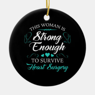 Adorno De Cerámica Recuperación de la cirugía cardíaca femenina