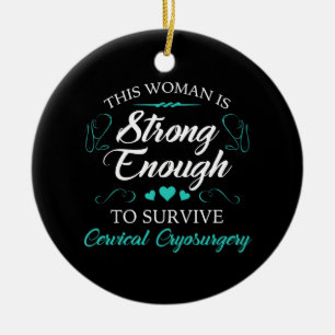 Adorno De Cerámica Recuperación de la criocirugía cervical femenina