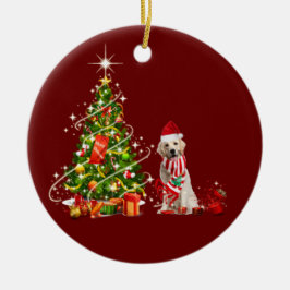 Adorno De Cerámica recuperador de oro con Navidades de Gorra Scaft