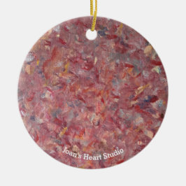 Adorno De Cerámica Red Velvet Ornament