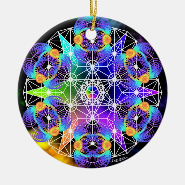 Adorno De Cerámica Redes/Proceso Orgánico (Frente)