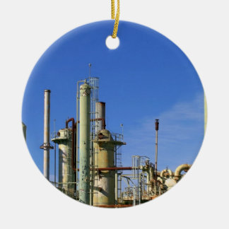 Adorno De Cerámica Refinería de petróleo