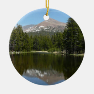 Adorno De Cerámica Reflejo del lago Yosemite