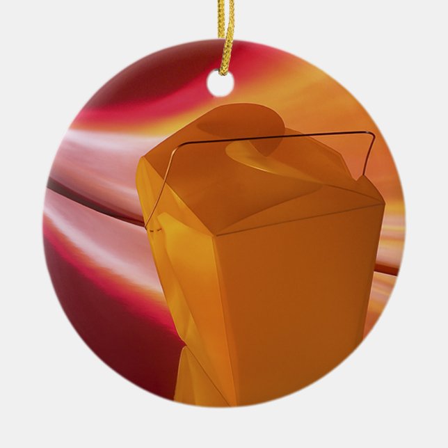 Adorno De Cerámica Reflexiones de extracción (Frente)