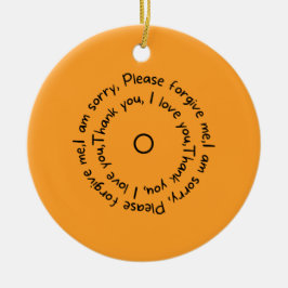 Adorno De Cerámica Reflexiones de Hooponopono