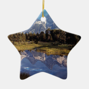 Adorno De Cerámica Reflexiones magníficas de Yellowstone Teton