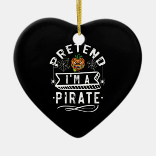 Adorno De Cerámica Regálame un disfraz divertido de pirata para Hallo