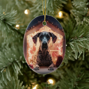 Adorno De Cerámica Regalo conmemorativo de perro, regalo para amante 