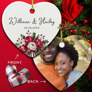 Adorno De Cerámica Regalo de Boda Personalizado - Regalo para Parejas
