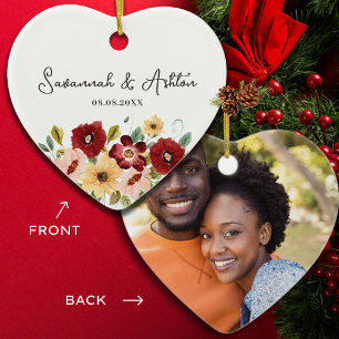 Adorno De Cerámica Regalo de Boda Personalizado - Regalo para Parejas