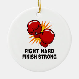 Adorno De Cerámica regalo de boxeo