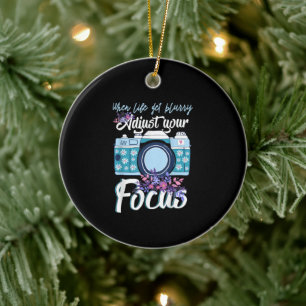 Adorno De Cerámica Regalo de fotógrafo - Fotografía de cámara