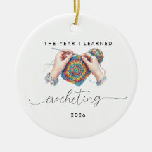 Regalo de Hobby para Amante del Ganchillo Año en