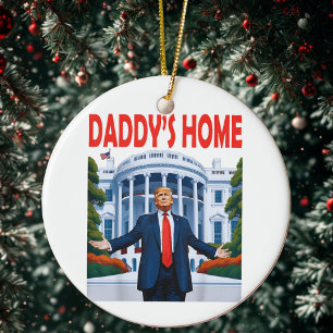 Adorno De Cerámica Regalo de la Casa Blanca de Trump