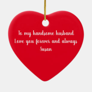 Adorno De Cerámica Regalo de marido personalizado