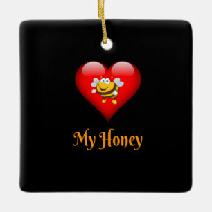 Adorno De Cerámica Regalo de miel para salvar las abejas