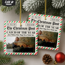 Regalo de Navidad de Pesca Personalizado, Periodic