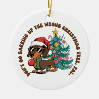 Adorno De Cerámica Regalo de Navidad No Ir Barreras