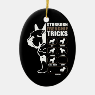 Adorno De Cerámica Regalo de perro   Trucos falaces
