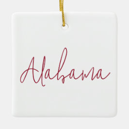 Adorno De Cerámica Regalo de recuerdo de viaje por Alabama
