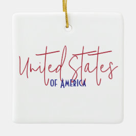 Adorno De Cerámica Regalo de recuerdo de viaje por Estados Unidos de