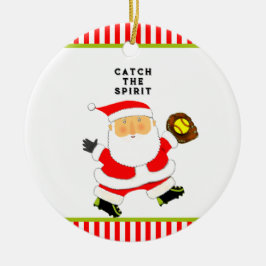 Adorno De Cerámica Regalo de vacaciones de Softball