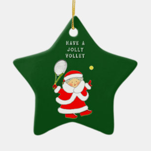 Adorno De Cerámica Regalo de vacaciones de tenis