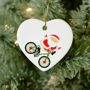 Adorno De Cerámica Regalo de vacaciones en bicicleta para ciclista