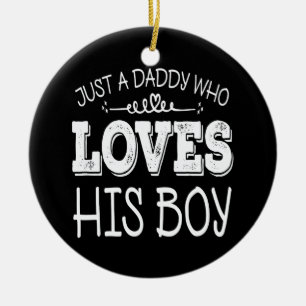 Adorno De Cerámica Regalo del Día del Padre para Papá que Ama a su Hi