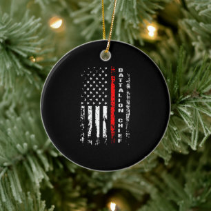 Adorno De Cerámica Regalo del Jefe de Batallón del Batallón