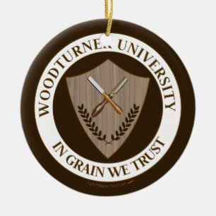 Adorno De Cerámica Regalo divertido para la universidad de Woodturner