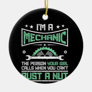 Adorno De Cerámica Regalo Divertido para Mecánicos Regalo de Humor pa