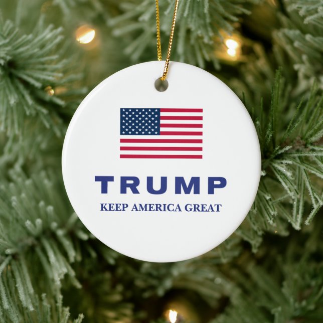 Adorno De Cerámica Regalo Donald Trump 2024 (Árbol)