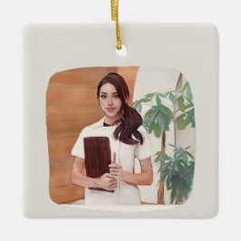 Adorno De Cerámica Regalo estético- Pintado