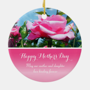 Adorno De Cerámica regalo más hermoso del día de la madre de una hija