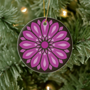 ADORNO DE CERÁMICA REGALO MODERNO DE FLOR DE MAMÁ PAPÁ HERMANA HIJO J