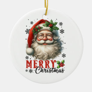 Adorno De Cerámica Regalo navideño Feliz Navidad